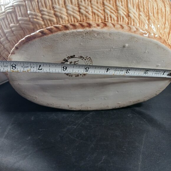 Vintage Italian Bassano Porcelain Fruit Basket Mojalica Style MCM - Picture 7 of 15